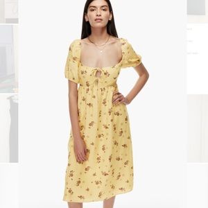 NWT WILFRED Rowena Linen Dress, size 6